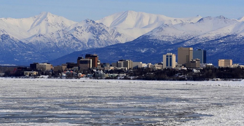 Anchorage skyline, Alaska