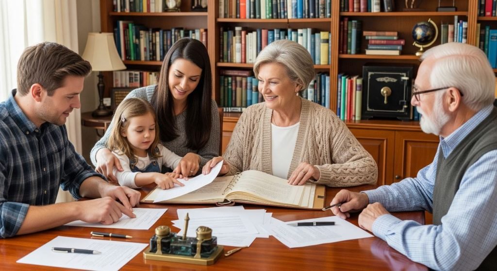 Private Trust vs Public Trust Family gathering