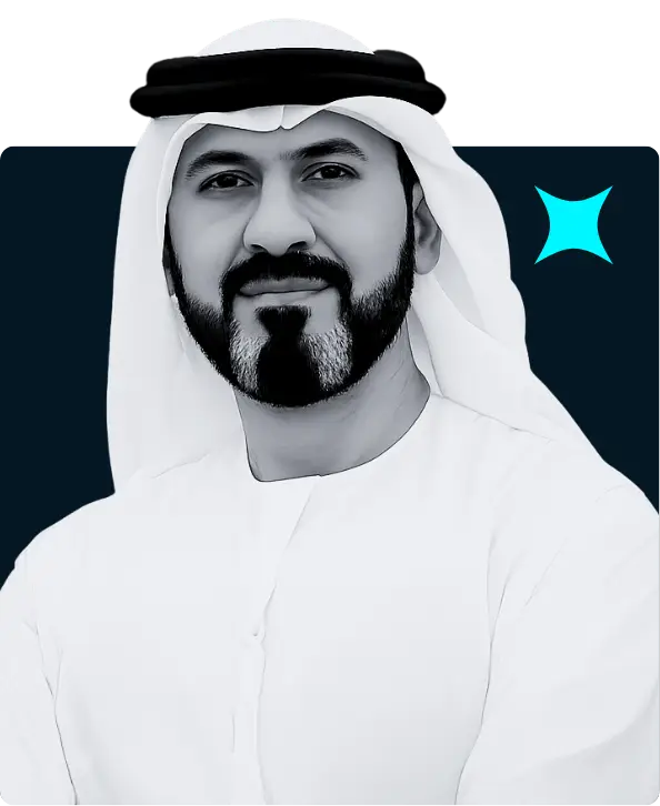 Dr. Mohamed Al Hemairy portrait black and white